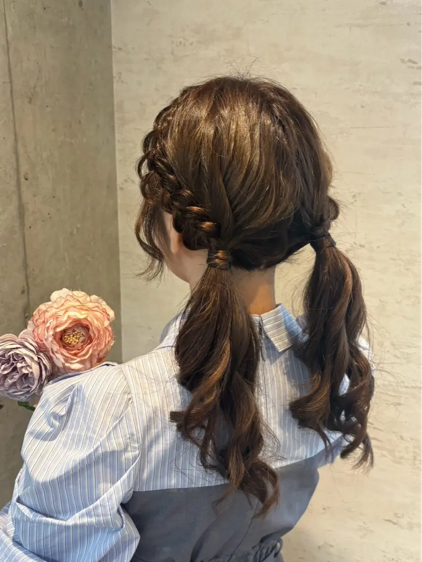 ヘアアレンジ ヘアセット 美髪× ヘアセット✨Araiのヘアスタイル