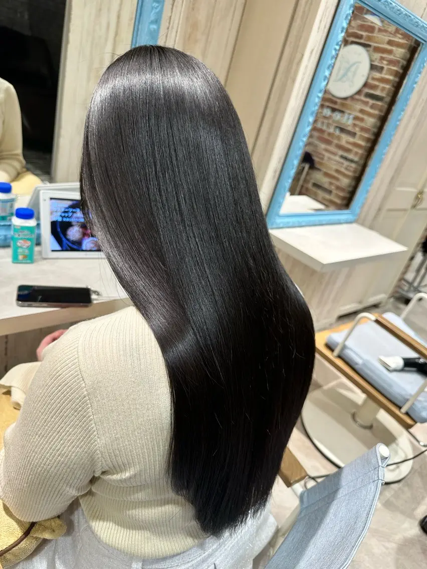 ロング 髪質改善 縮毛矯正 【✨髪質改善✨】 西岡　航成のヘアスタイル