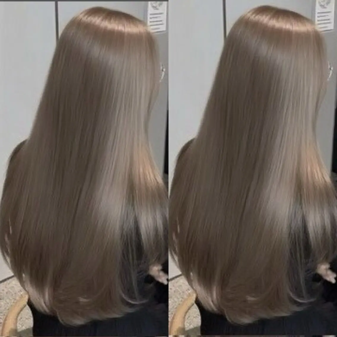 ロング カラー ベージュカラー ブリーチ 透明感カラー ダブルカラー グレージュ ヘアカラー slit kokoroのヘアスタイル