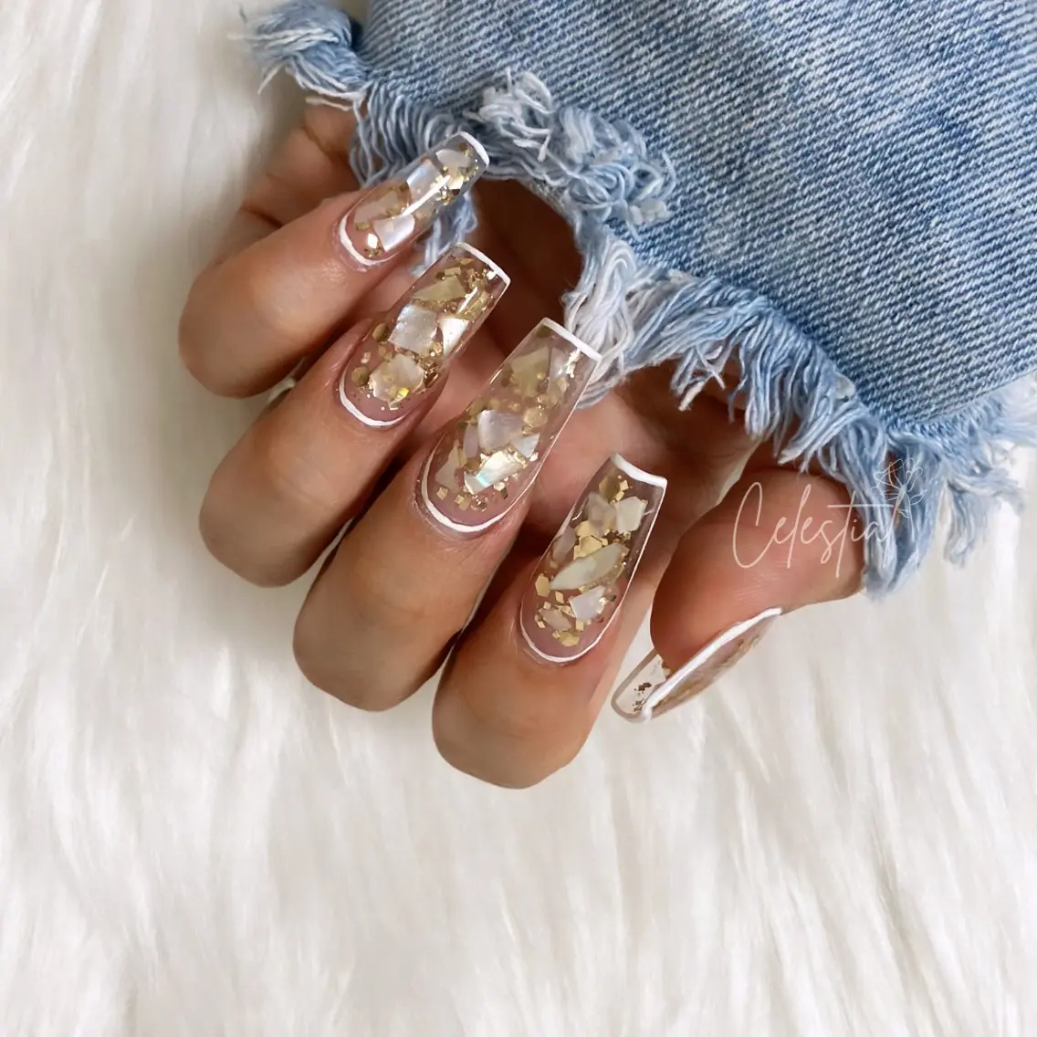💅🏻スカルプ⌇デザスカ⌇持ち込みデザインorお任せデザイン⌇~1cm(~Mサイズ)の写真