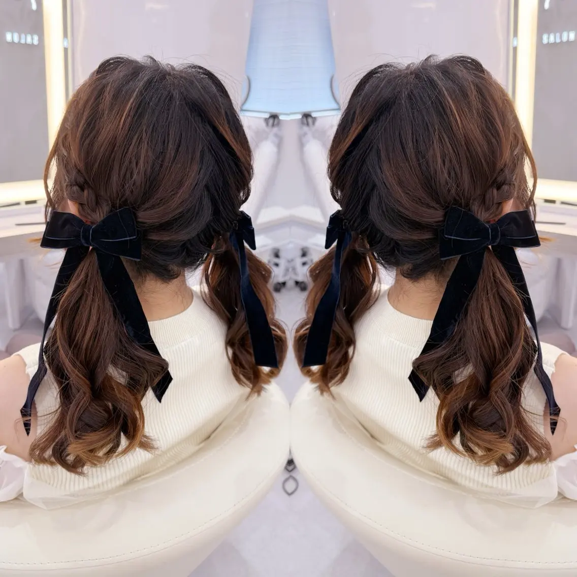 ヘアアレンジ ヘアセット 🤍AIRA🤍のヘアスタイル