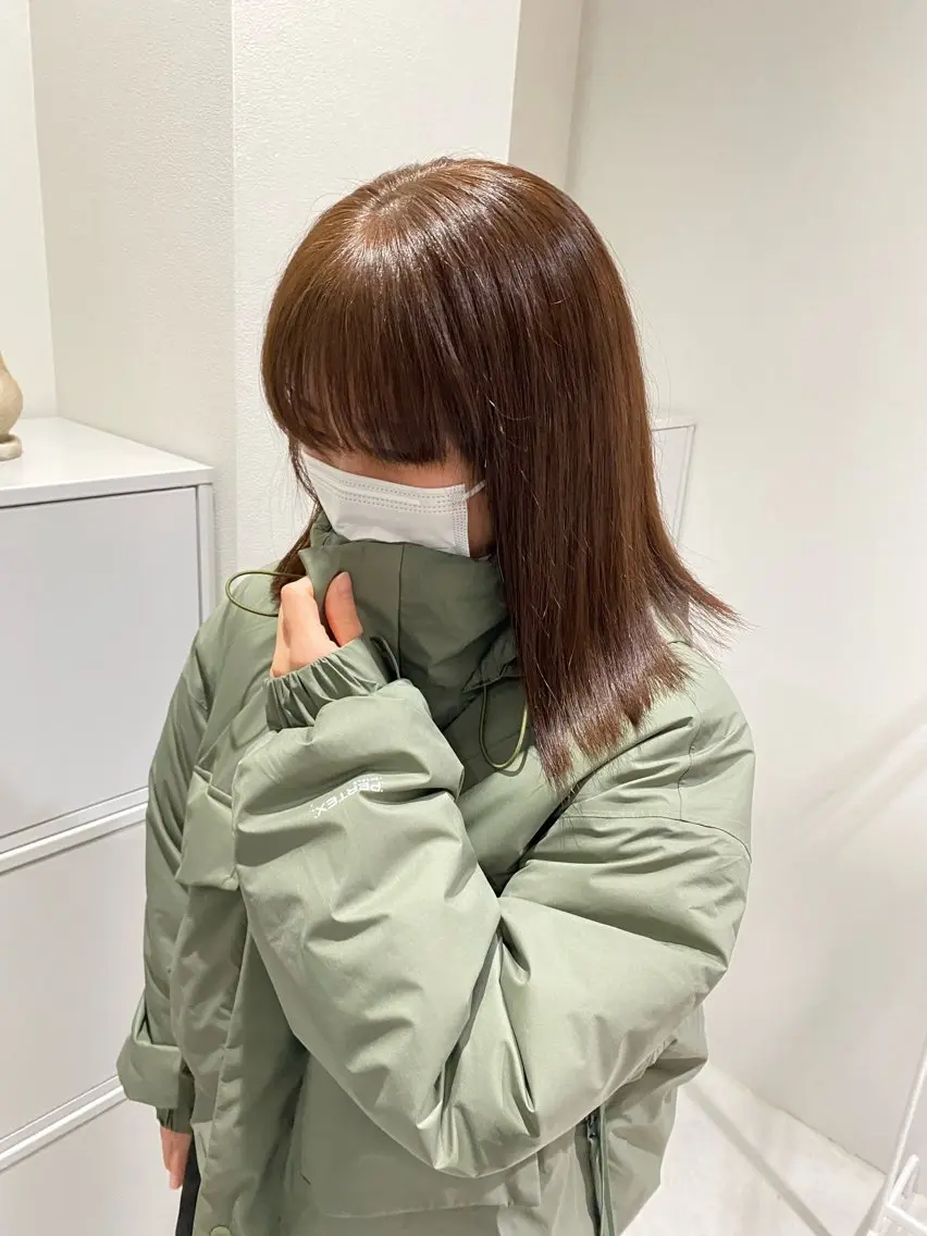 カラー ブラウンカラー 檜 果歩のヘアスタイル