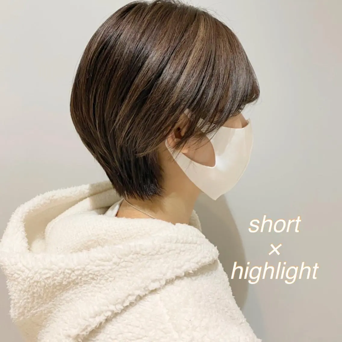 🧡細めハイライト+全体カラー+カット(ケアブリーチ込み)🧡の写真