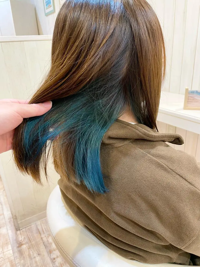 ☘️ミニモ限定1日1名様まで☘️インナーカラー☘️の写真