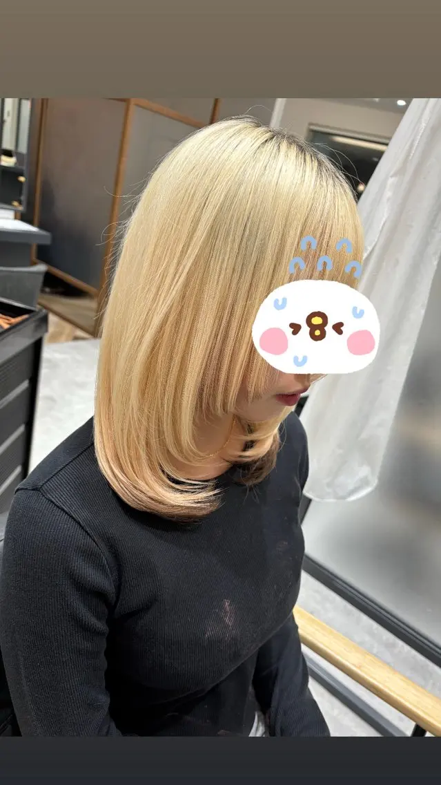 セミロング 國井 結花のヘアスタイル