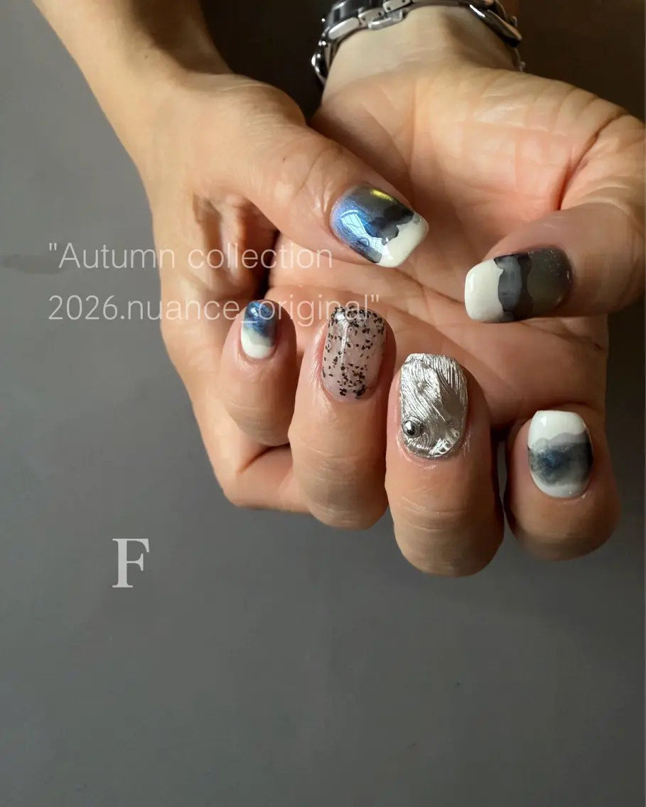 ネイル ハンドネイル ハンドケア freex nail /ニュアンス/個性派のネイルデザイン