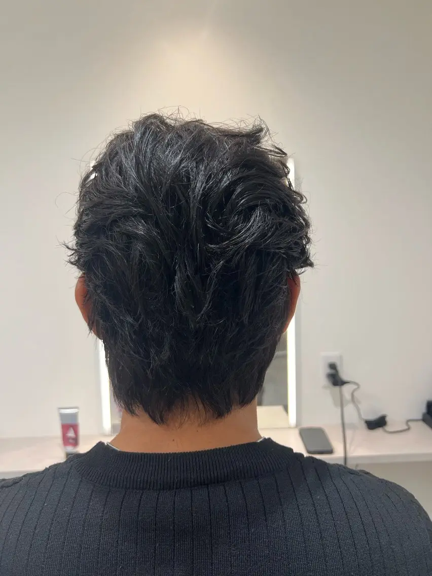 メンズ センターパート Men's NAM 八角のヘアスタイル