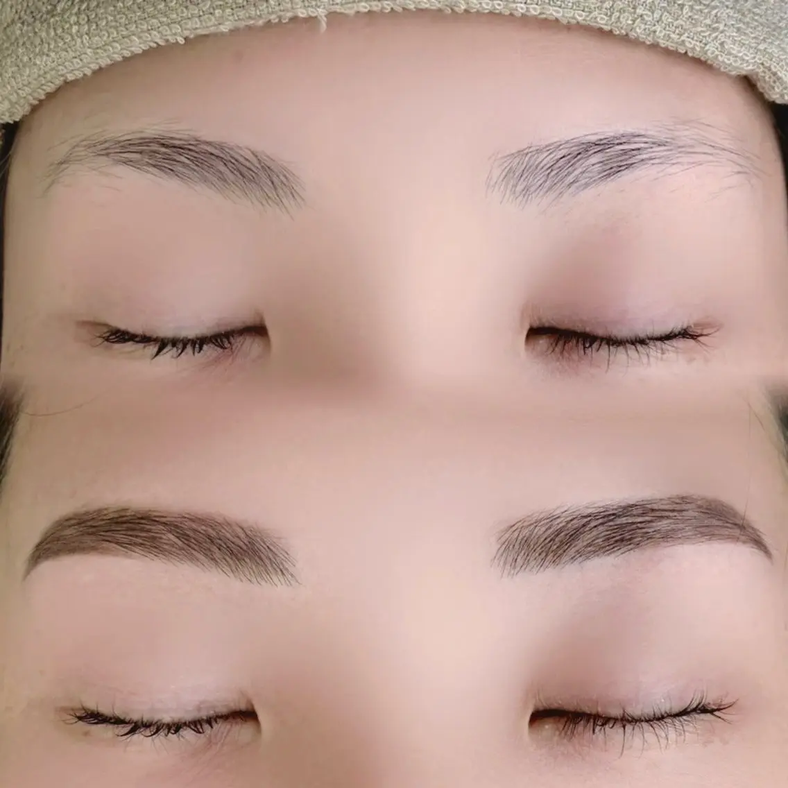 ◇間引きで透明感UP◇ふんわり美眉ワックス(間引き込み)の写真