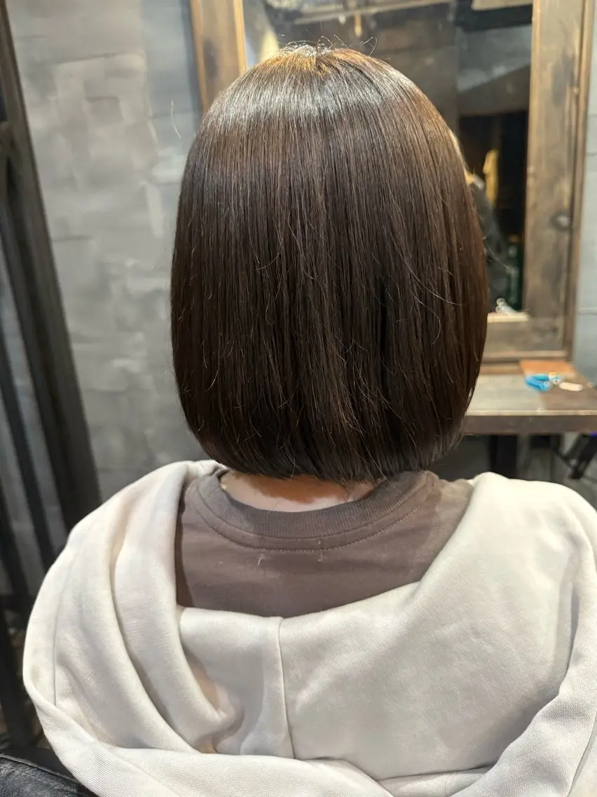 ショート ボブ M.Fe's はるな 🖤メンズカット募集のヘアスタイル