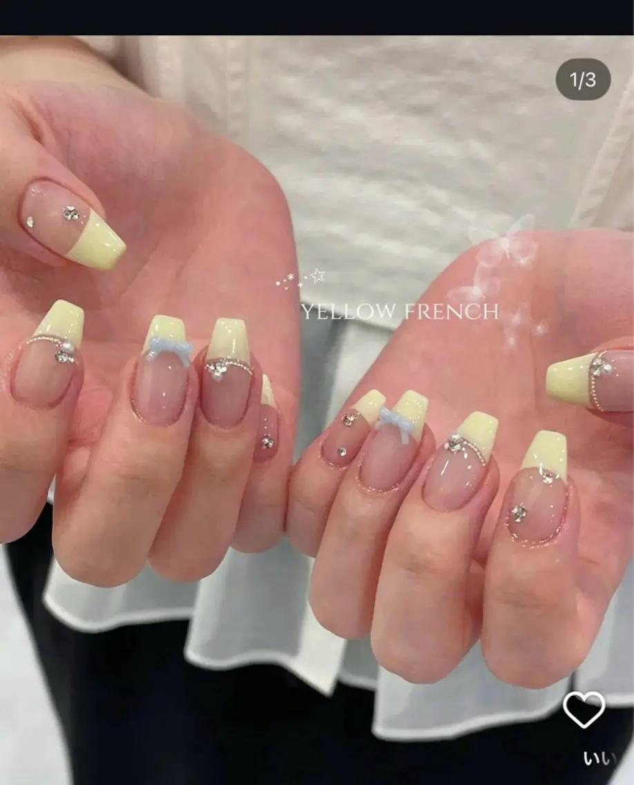 ネイル 長さ出し グラデーション キラキラネイル マグネットネイル ニュアンスネイル Lee Nails チップ長さだし専門店のネイルデザイン