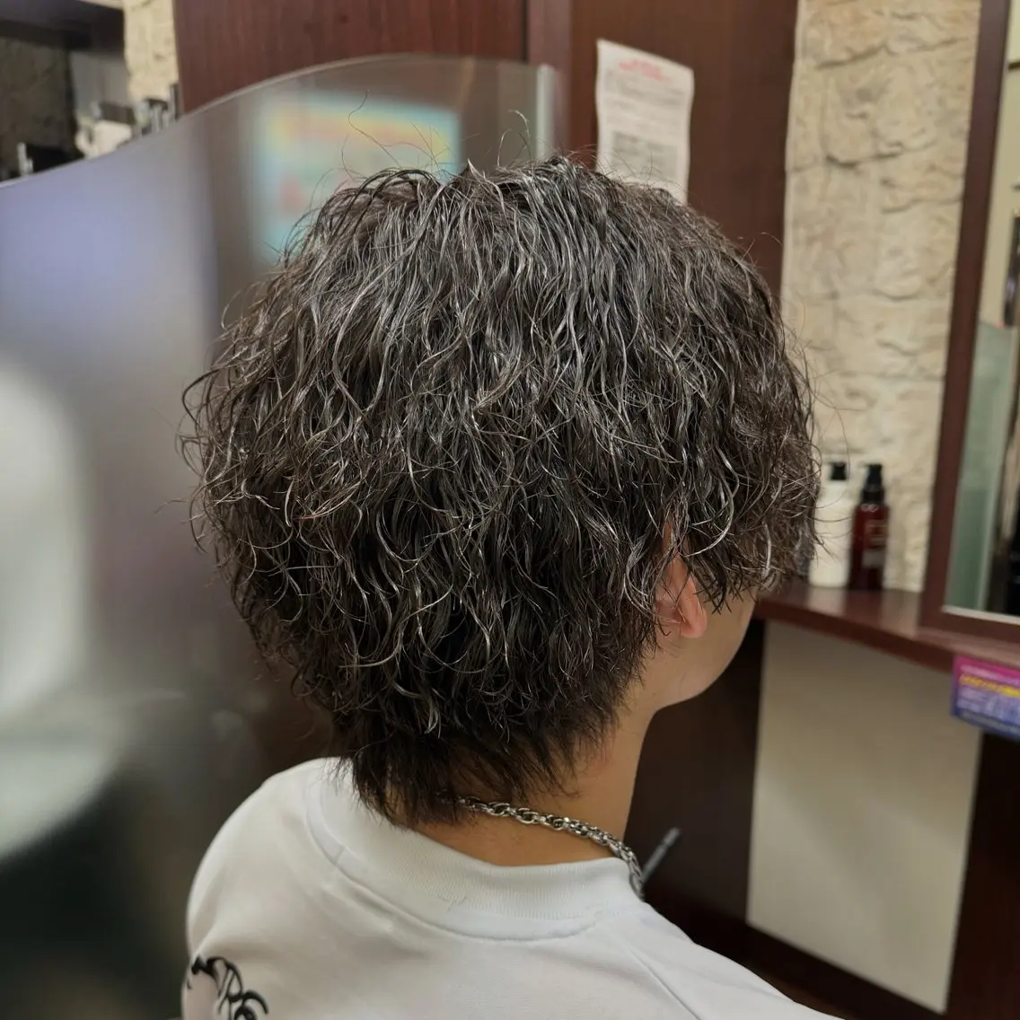 メンズカット&パーマ(ナチュラル、スパイラル、ツイスパ、波巻き)※初めて、久しぶりにかける方でもお気軽にご相談くださいの写真