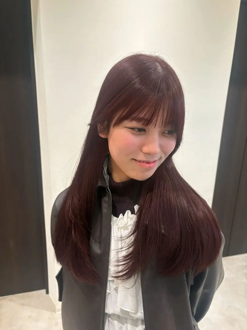 🎀ིྀ当日限定🎀ིྀ【￥５０００】カット➕カラー/チョコレートブラウン.ラベンダー.暖色.レイヤー.顔まわりなど✨の写真