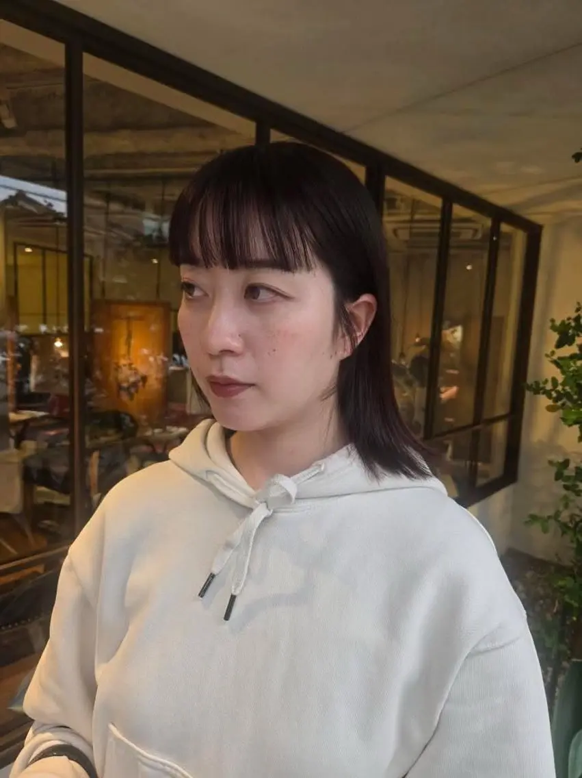 ミディアム カット トリートメント 韓国好き🇰🇷 美容師MIKUのヘアスタイル