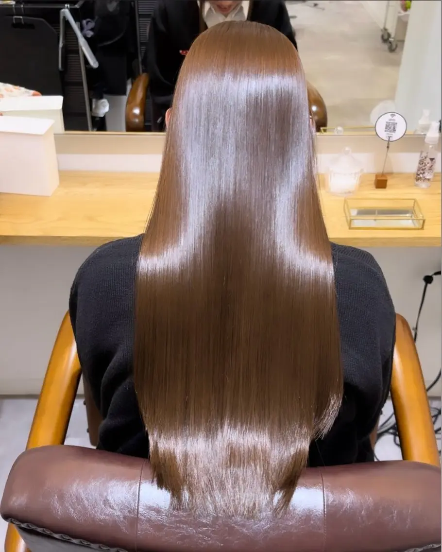 ロング 髪質改善 トリートメント 【20代ダメージ毛に 髪質改善】のヘアスタイル