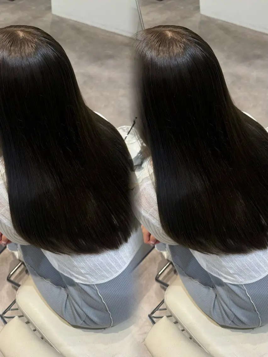 ロング カラー 髪質改善 ロング トリートメント カット ヘアカラー トリートメント 💎透明感カラー特化 💎TAISEIのヘアスタイル