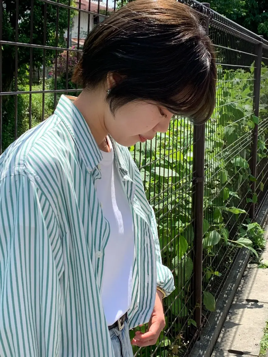 ショート カラー 藤田 衣子のヘアスタイル