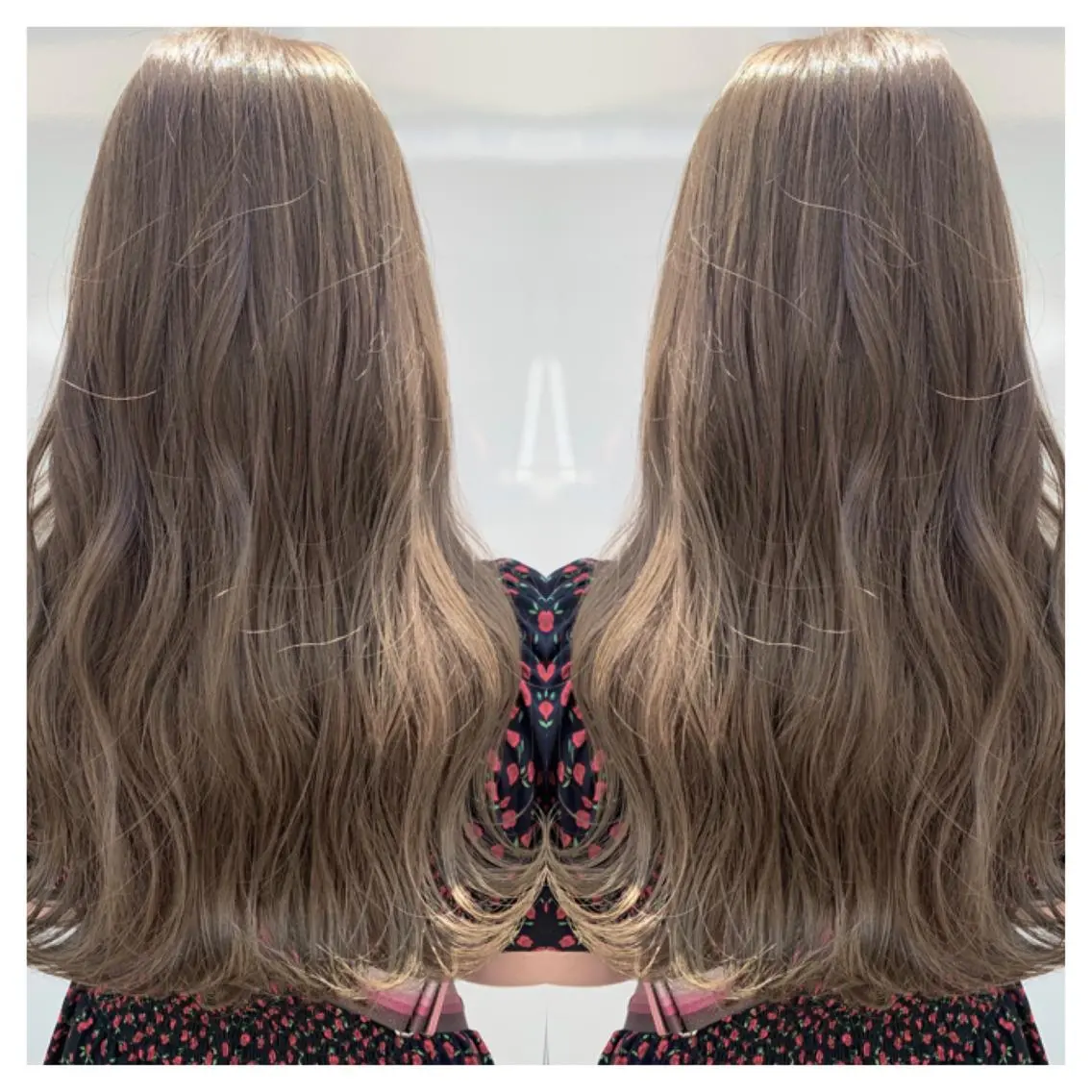 ロング カラー カット ヘアカラー トリートメント 村山 茉衣のヘアスタイル