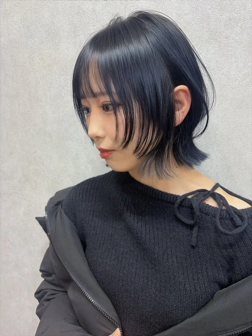 ミディアム ヘアカラー maya🇰🇷韓国 レイヤー/顔まわりのヘアスタイル