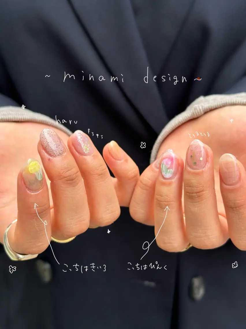 ネイル ネイルチップ ナカジマミナミ nail &耳つぼのネイルデザイン