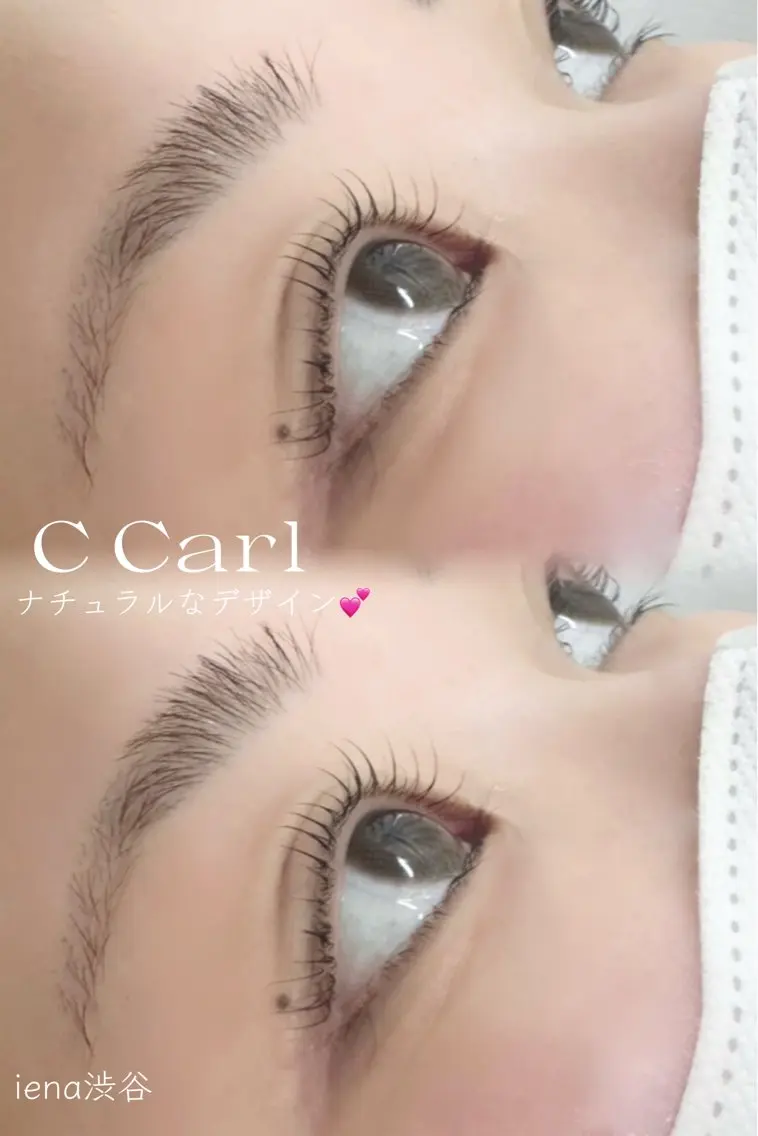 マツエク・マツパ Cカール パリジェンヌラッシュリフト 一重×まつ毛パーマ ワックス脱毛 iena渋谷 梅田紗里のマツエク・マツパデザイン