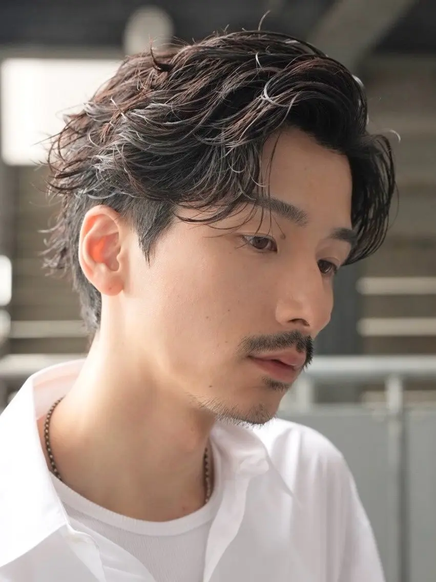 パーマ メンズ カット パーマ トリートメント fifth 髙橋 結羽のヘアスタイル
