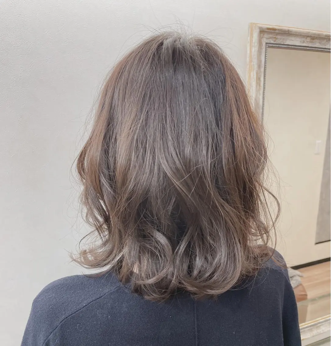 ミディアム カラー TOWA 野村　コウダイのヘアスタイル