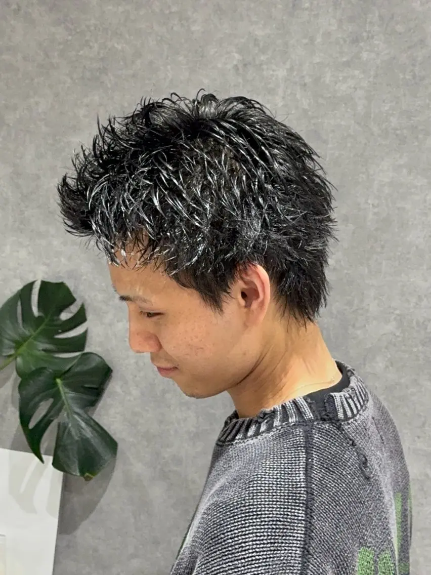メンズ カット 谷本虎太郎 レイヤー🌈ボブのヘアスタイル