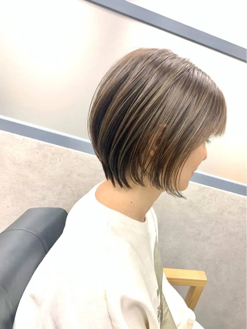 ショート 似合わせカット ショートヘア 中尾 文哉のヘアスタイル