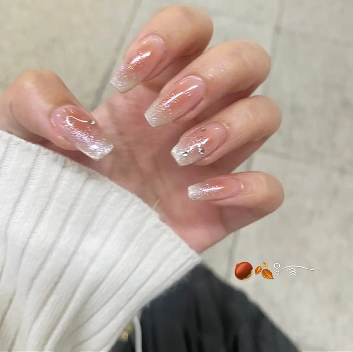 ネイル チークネイル マグネットネイル 🫧Bianca 北浦和🫧野原のネイルデザイン