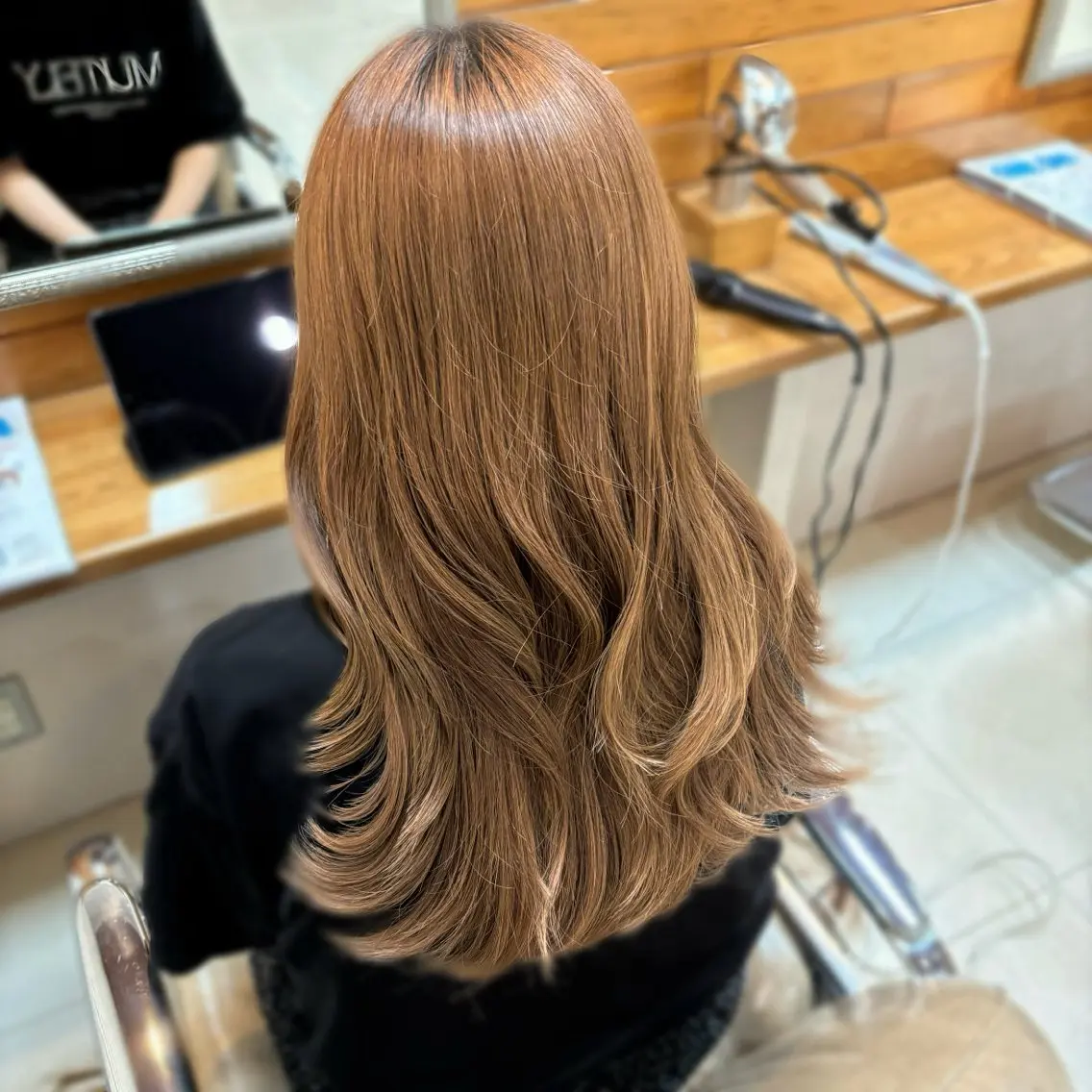 ロング レイヤーカット カット 望月 星来のヘアスタイル