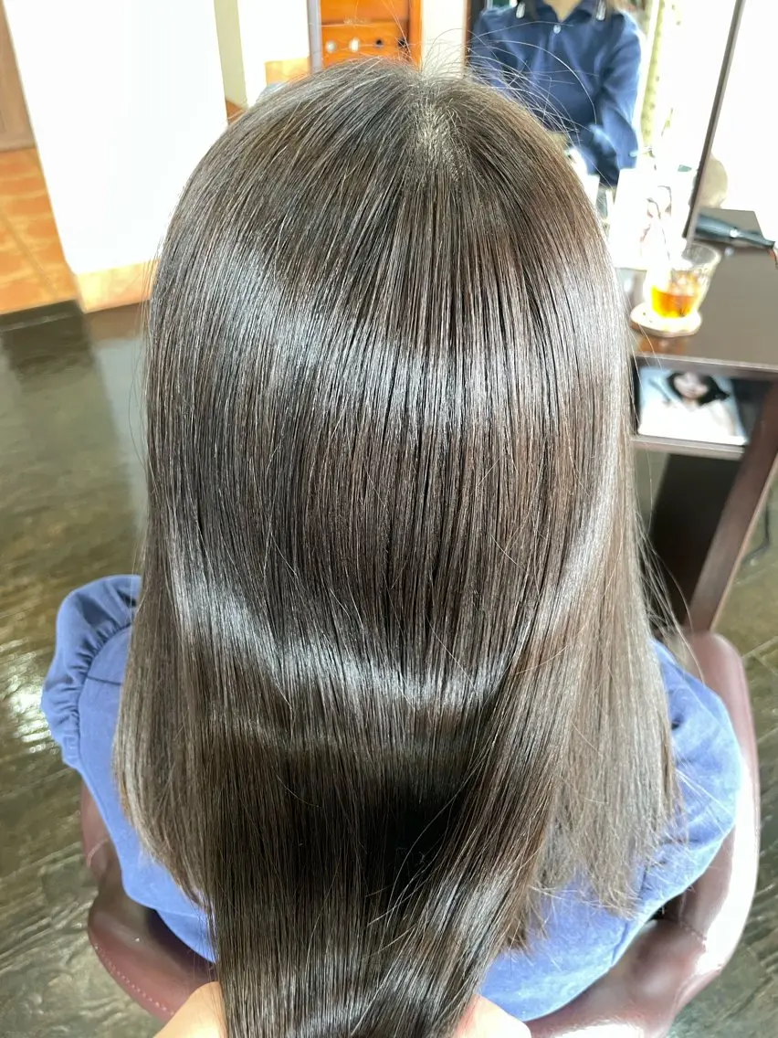 セミロング 髪質改善 トリートメント カット トリートメント La Ruelle✨ 谷野早苗【髪質改善】のヘアスタイル