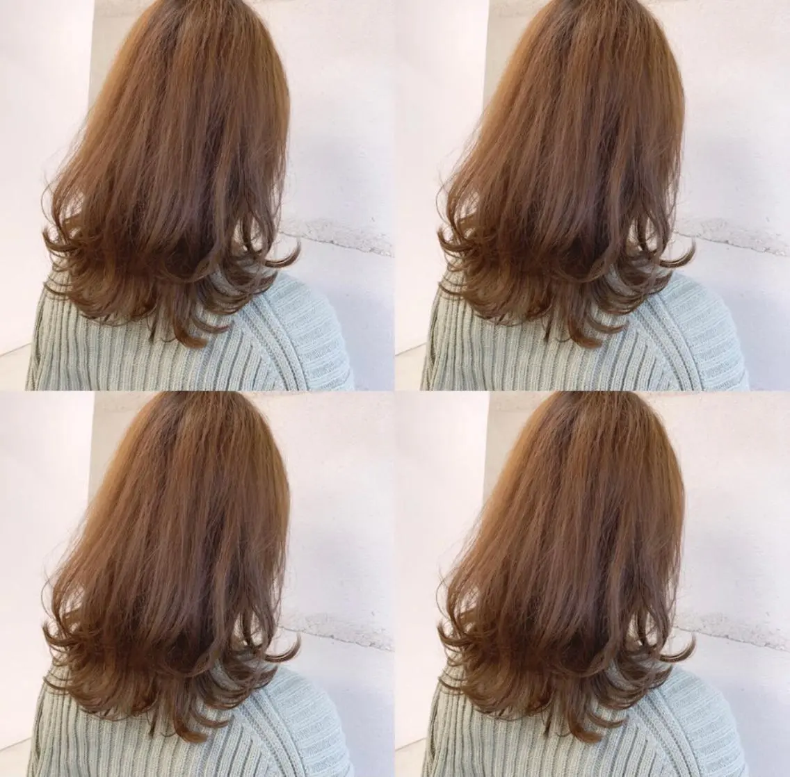 ミディアム カラー 透明感カラー✂︎ /縮毛矯正/YUKAのヘアスタイル