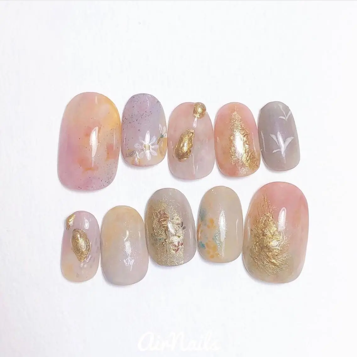 ネイル ハンドネイル フットネイル ♡ airnails ♡のネイルデザイン