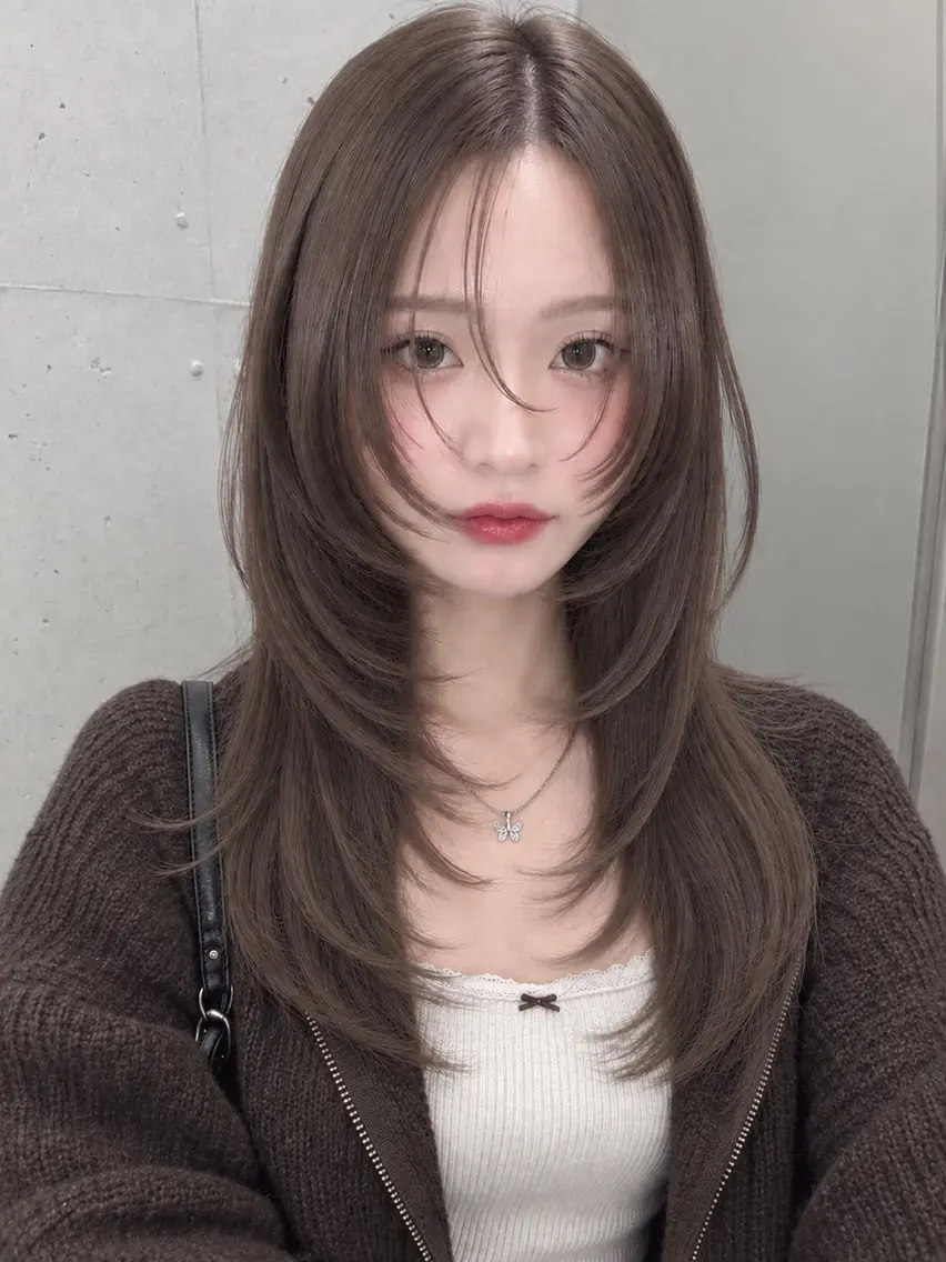 ロング ロングレイヤー レイヤーカット ロング 🌻リンクスハート 🌼島岡 茉生🌻のヘアスタイル