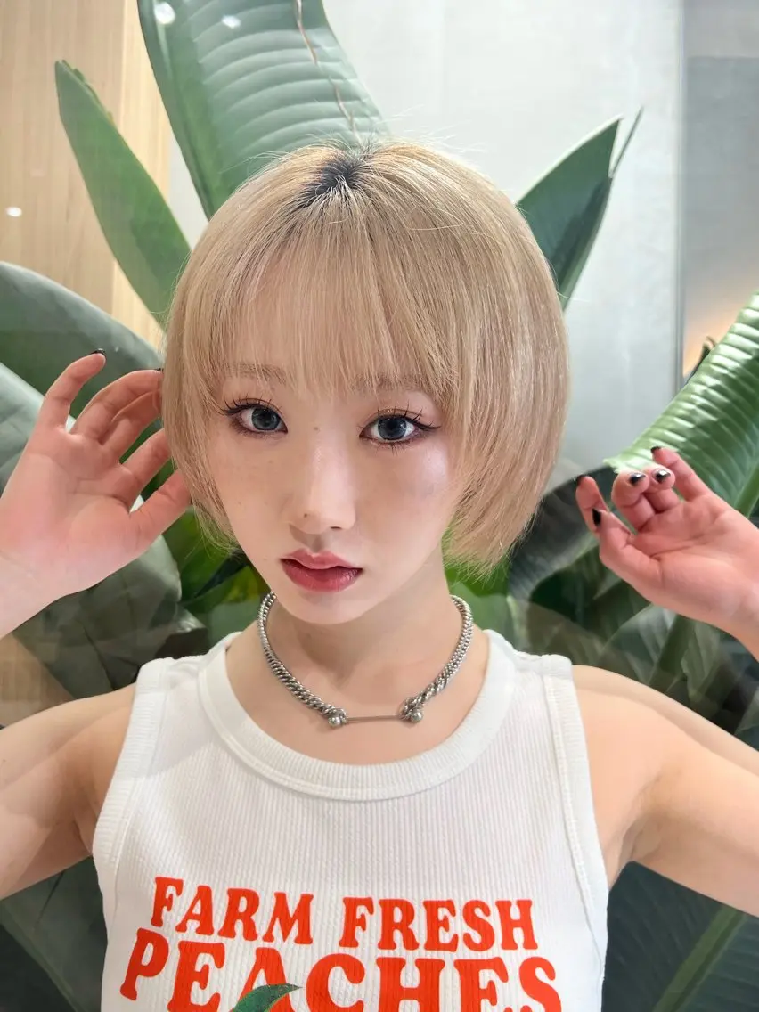 ショート カラー ⟡ボブ⟡レイヤー⟡ MINX岩下愛翔のヘアスタイル