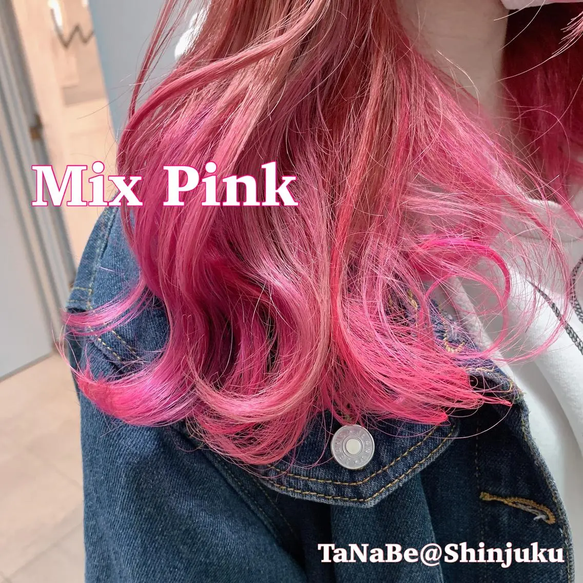 ミディアム カラー ヘアアレンジ アディクシーカラー アクアカラー ブリーチ ダブルカラー エドルカラー ヘアカラー トリートメント 🫧代表/新宿駅近/ 限定価格🫧田辺貴裕のヘアスタイル