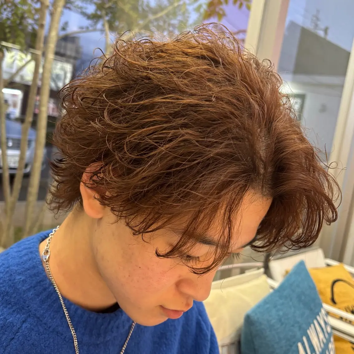 ミディアム 米谷 理玖のヘアスタイル