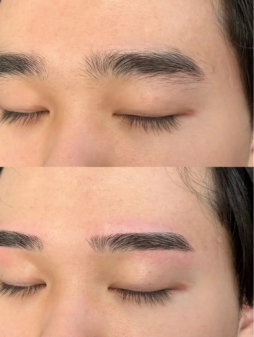 アイブロウ エリ メンズ パーマ 眉毛のヘアスタイル