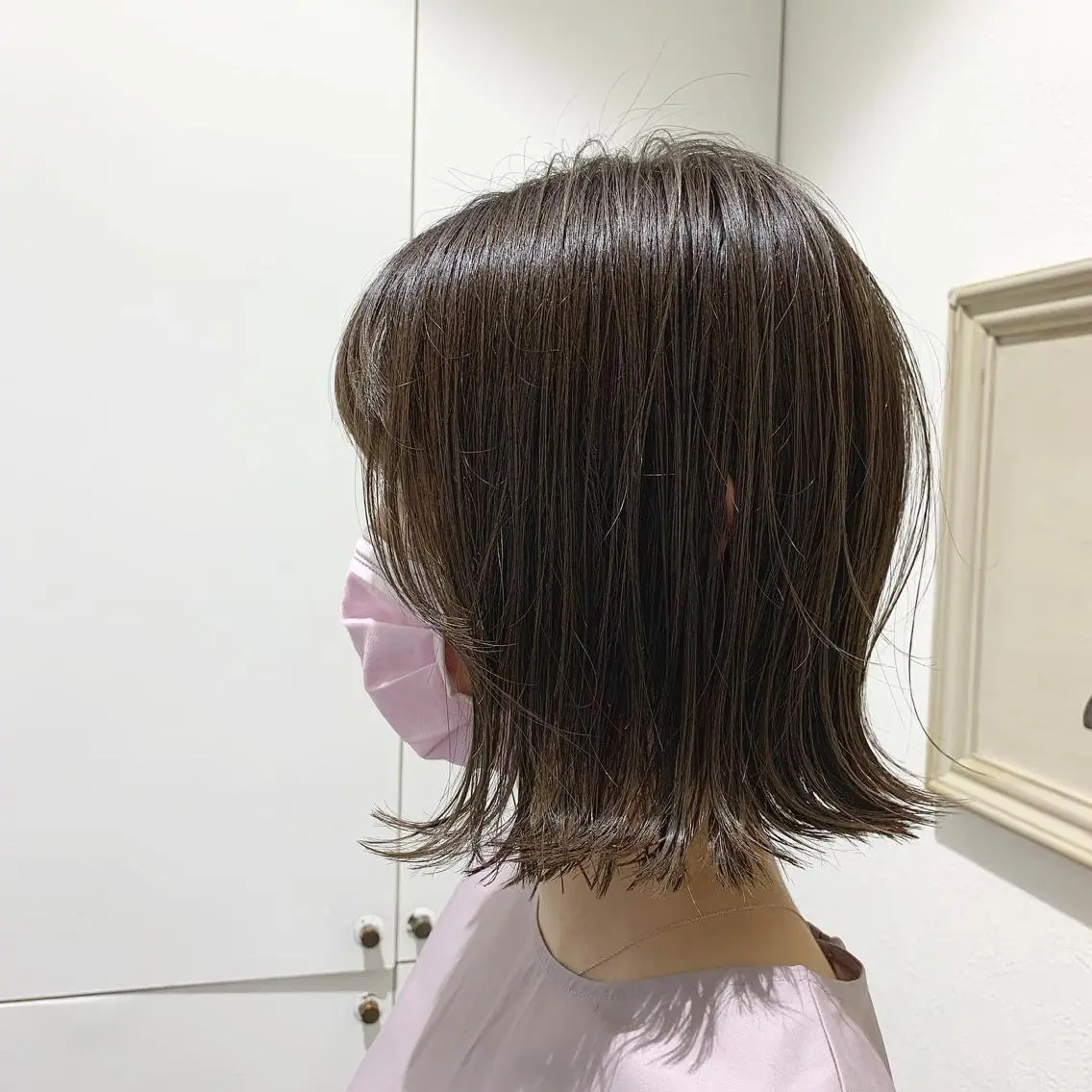 ショート 切りっぱなしボブ ボブ 🌿RIO🌿 ウェーブパーマ🌀のヘアスタイル