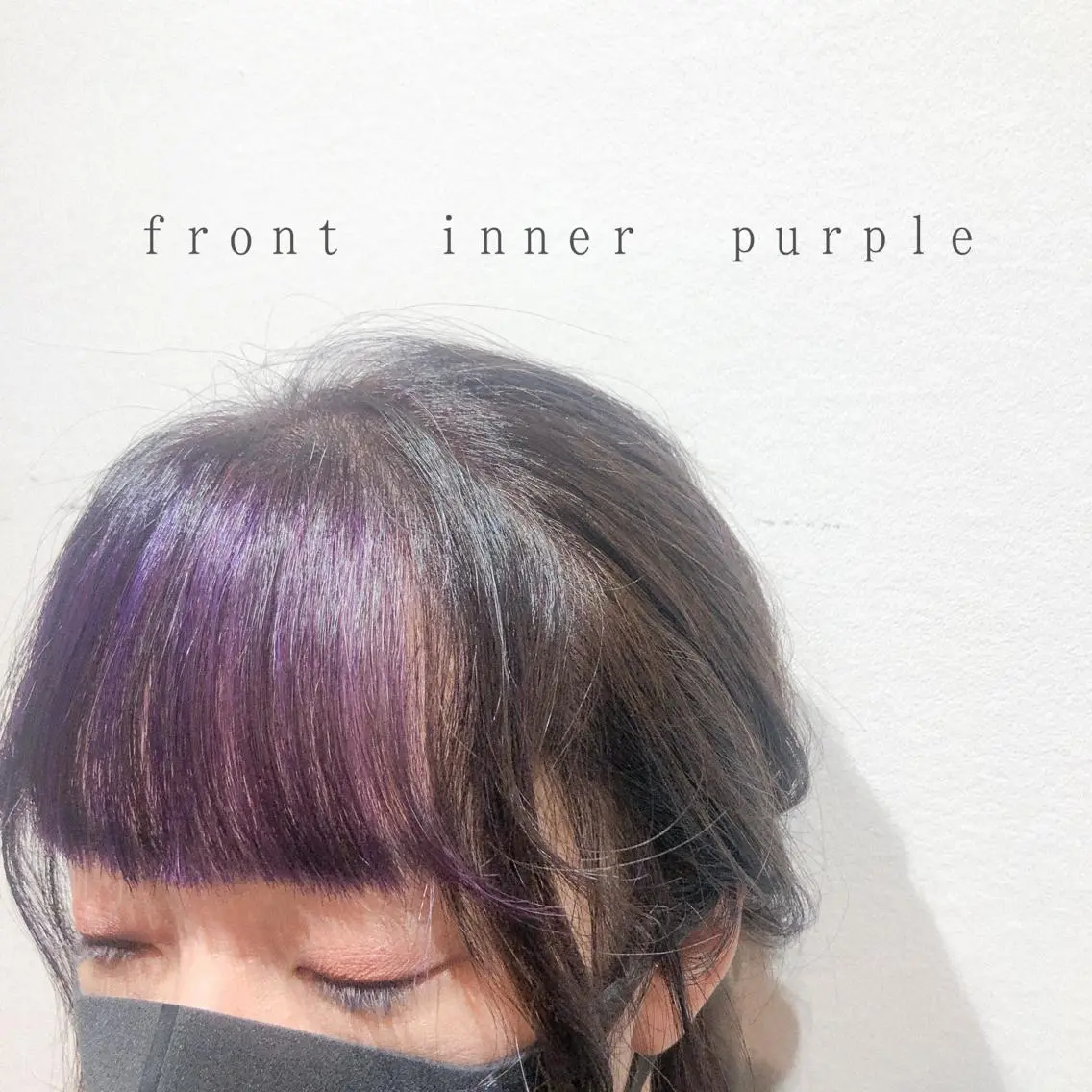 ロング カラー ブリーチ パープルカラー カラーパティシエ facce🌼ikoのヘアスタイル
