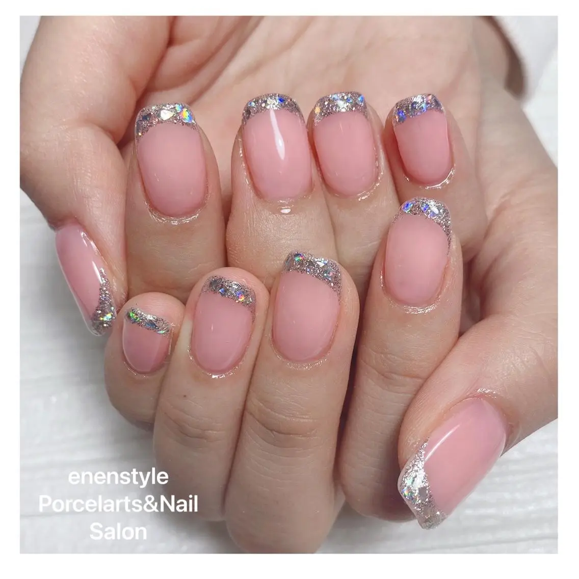 ミディアム ネイル 🐾enen style 🐾のネイルデザイン
