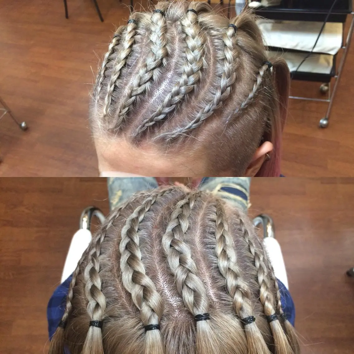 ✨コーンロウ✨ 本田さゃかのヘアスタイル
