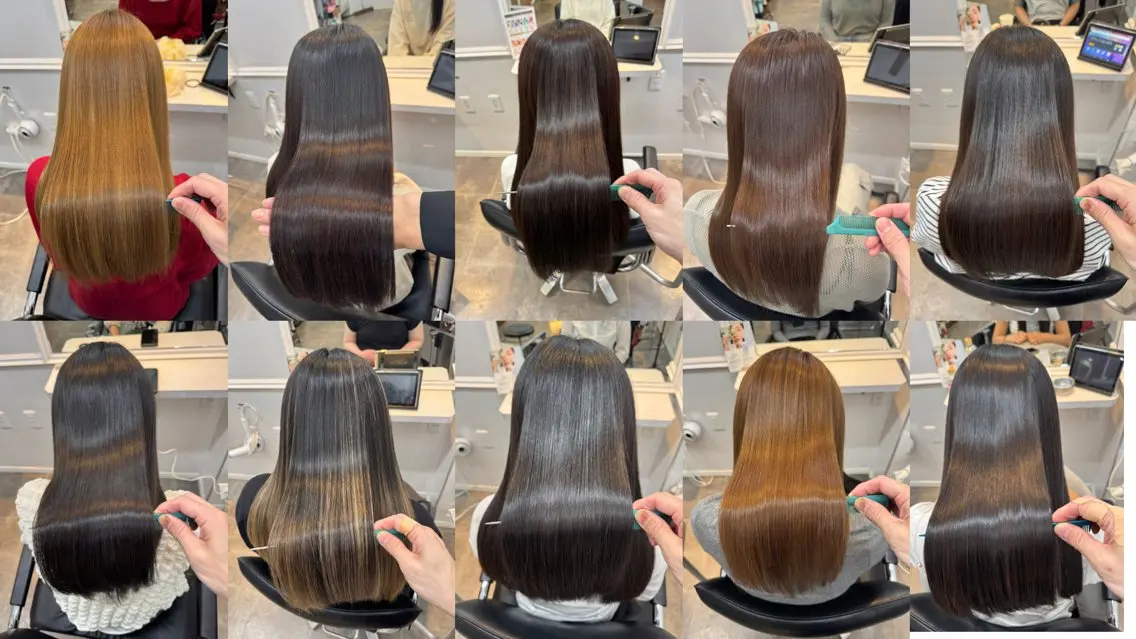ミディアム トリートメント ウィステリア アネックスのヘアスタイル