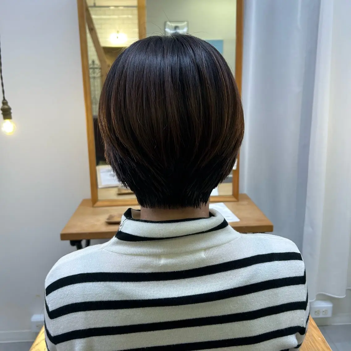 ショート 藤田 果穂のヘアスタイル