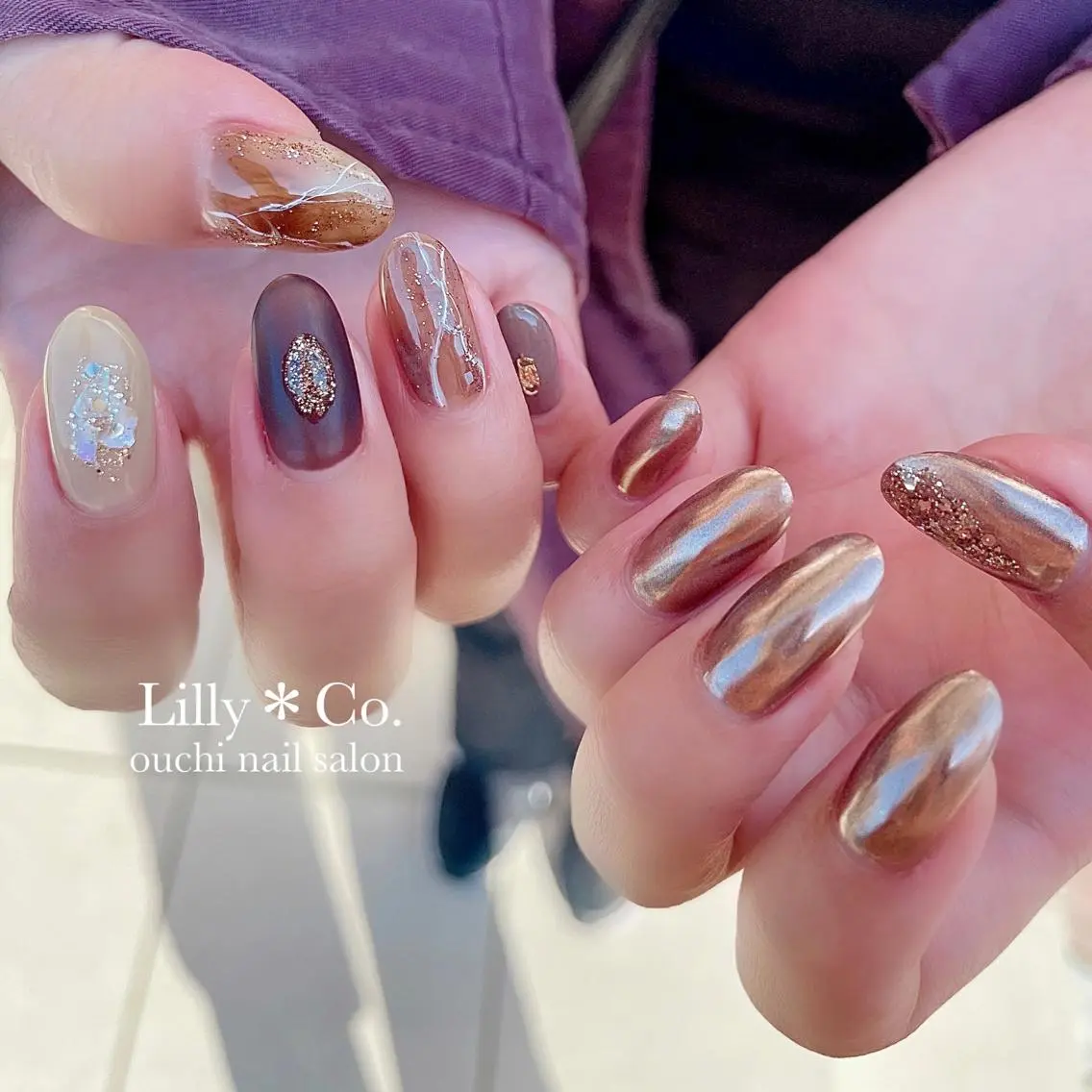 ネイル ハンドネイル ハンドケア Lilly Co.のネイルデザイン
