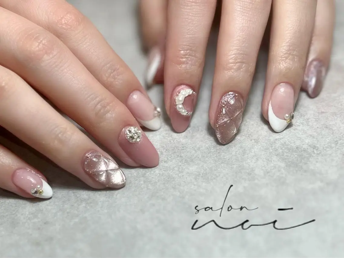 ネイル マグネットネイル ハンドネイル salon noiのネイルデザイン