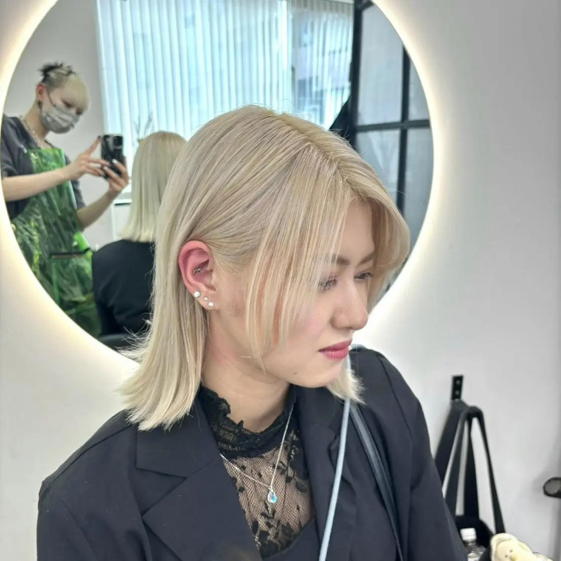 ミディアム カラー ヘアカラー Ren. 🦋デザインカラーのヘアスタイル