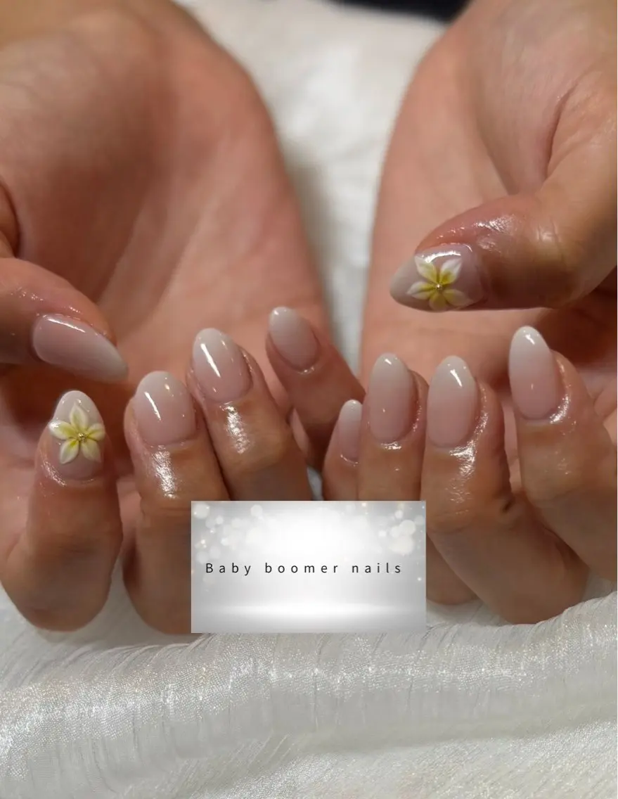 ネイル 夏ネイル toe /大人可愛いデザインのネイルデザイン