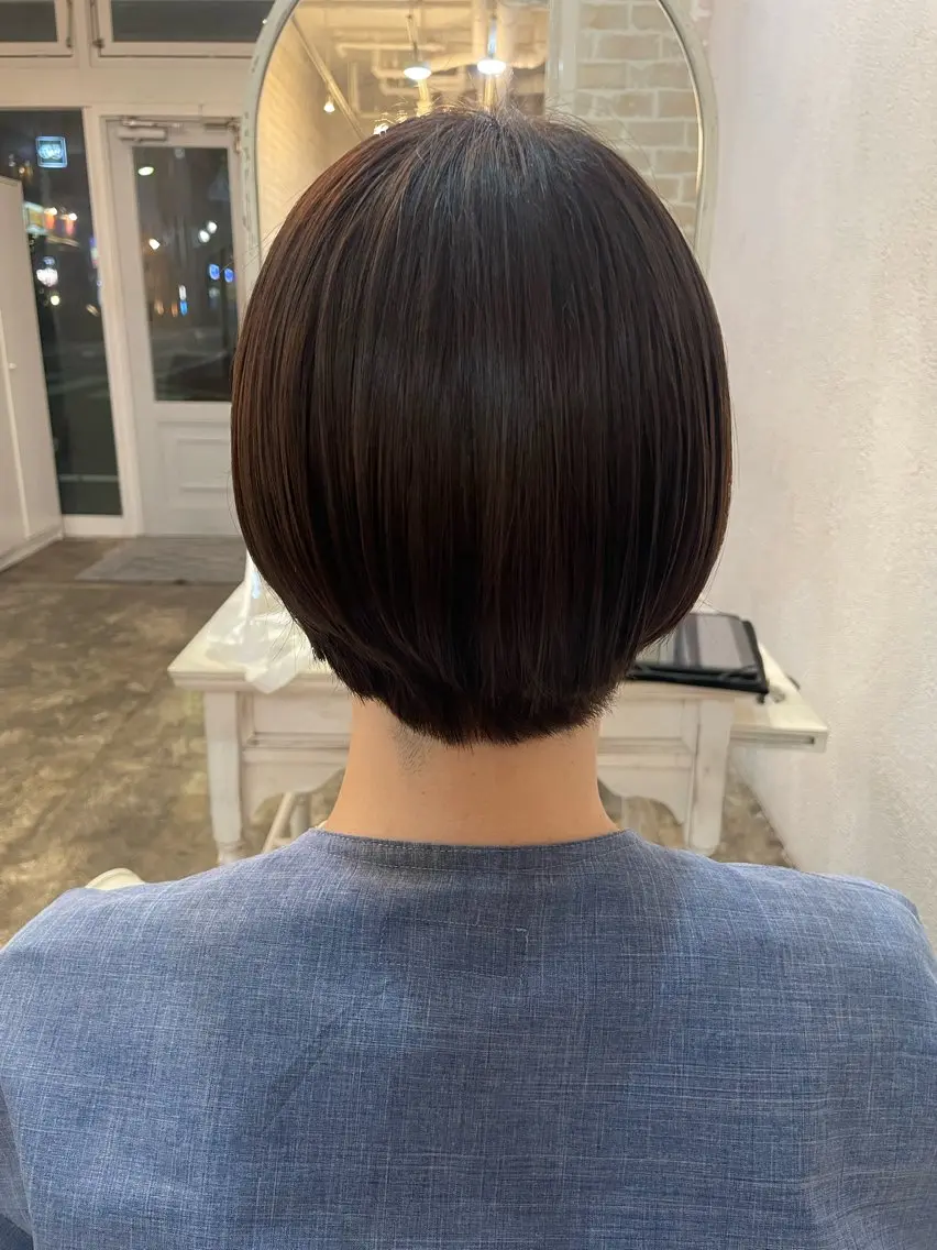 ショート カラー 髙原菖💎 縮毛矯正モデル募集中のヘアスタイル