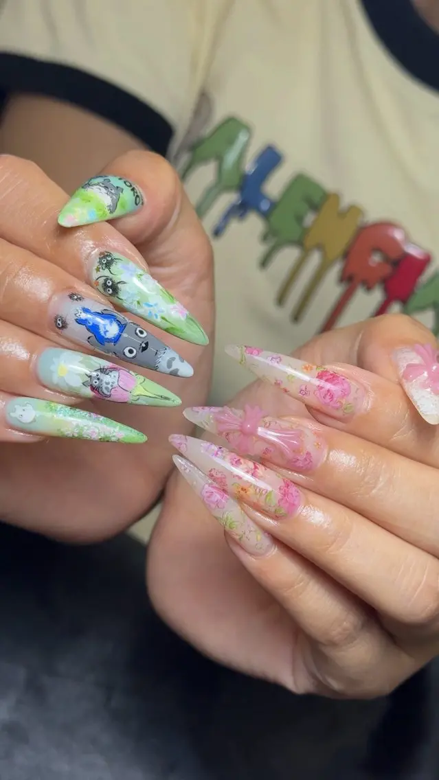 ネイル 持ち込み ワンホンネイル ハンドネイル AKIKO NAILのネイルデザイン